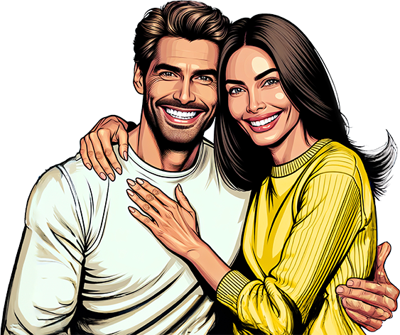 couple_white-yellow-shirt